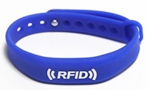 Bracelet RFID silicone réglable clip